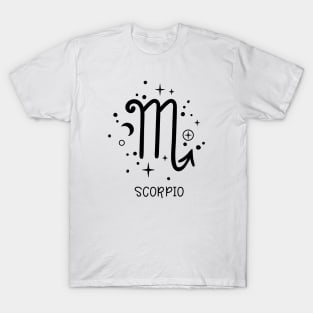 Scorpio Celestial Zodiac Sign Symbol T-Shirt